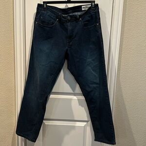 EUC Buffalo David Bitton Jeans Axel 36x29 Slim Stretch Dark